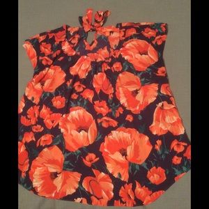 Joe Fresh floral blouse size 1X